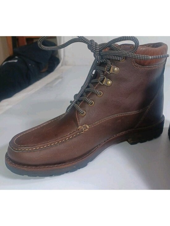 COLE HAAN 8471 Country Brown Leather Chukka Ankle Boots Men\'s US 8 M RARE Brasil main image 13